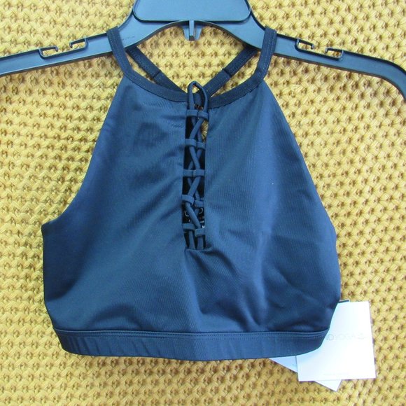 Beyond Yoga Learn The Ropes Black Bra MEDIUM - Picture 2 of 5